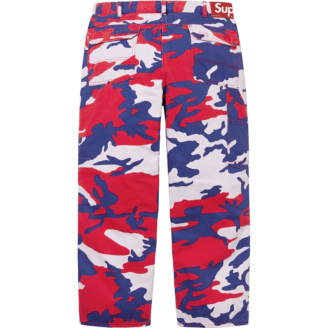 Double Knee Denim Utility Pant view 9